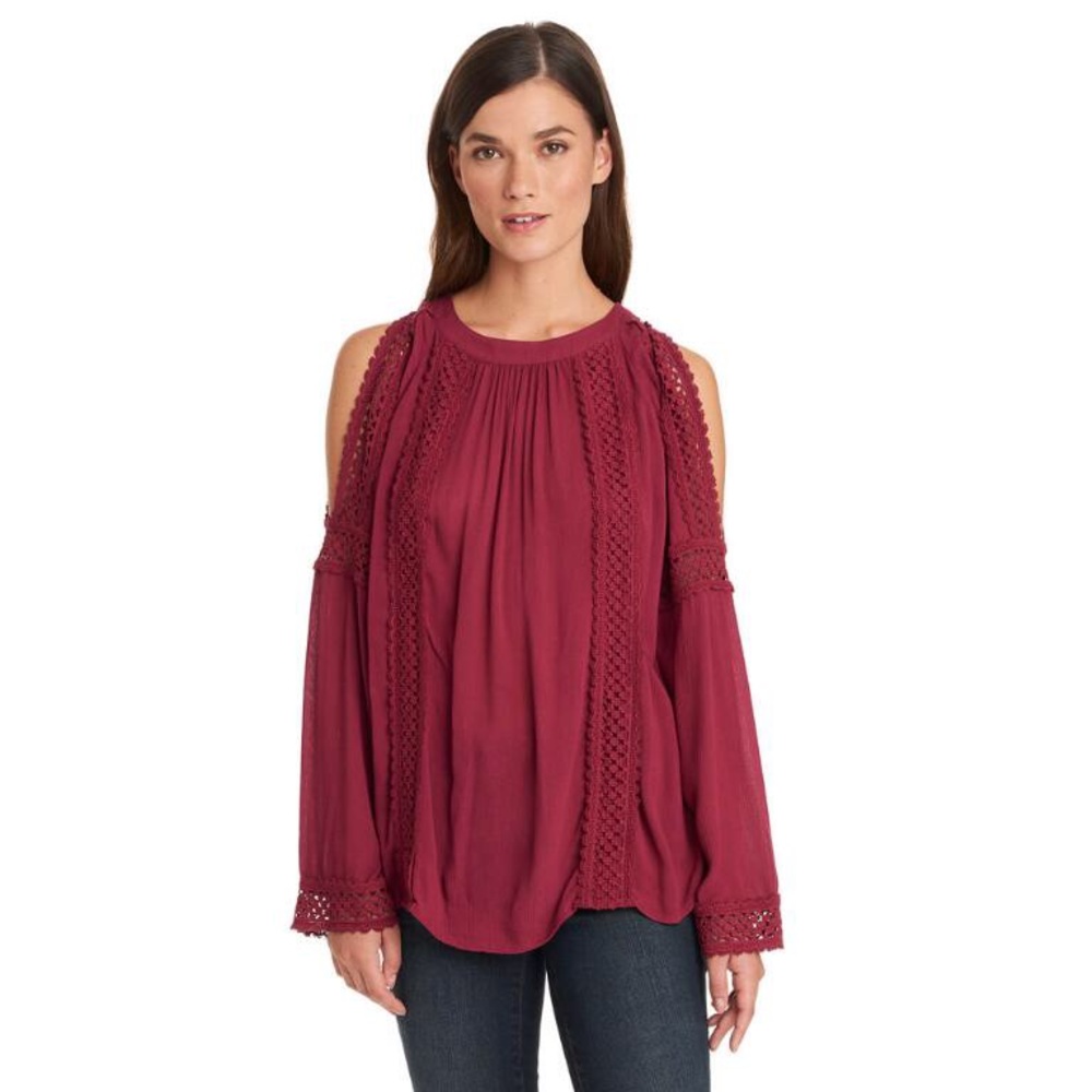 Open Shoulder Long Sleeve